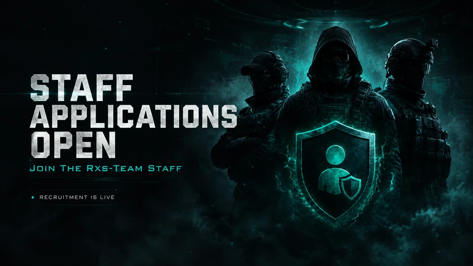 Staff Applications Are Now Open!